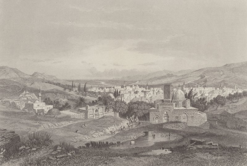 Damaszkusz folyói alkotó: Carl Friedrich Heinrich Werner