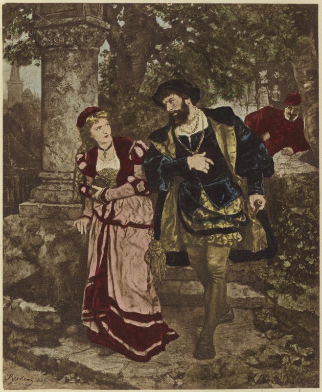 Faust és Margaret alkotó: Carl Ludwig Friedrich Becker