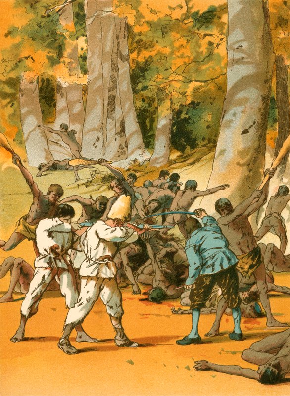 Szomorú konfliktus Robinson Crusoe számára alkotó: Carl Marr
