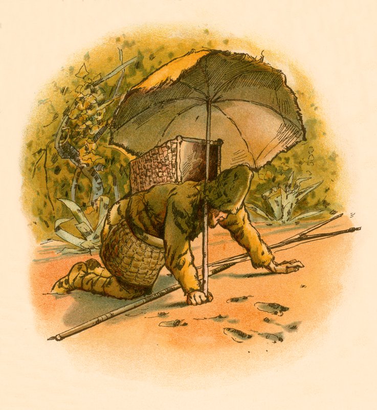 Robinson Crusoe lábnyomokat lát alkotó: Carl Marr