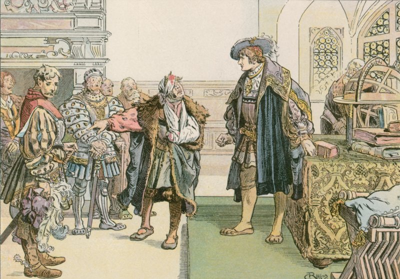 I. Joachim ítélete a lindenbergi rablóbárók ellen 1504-ben alkotó: Carl Rohling