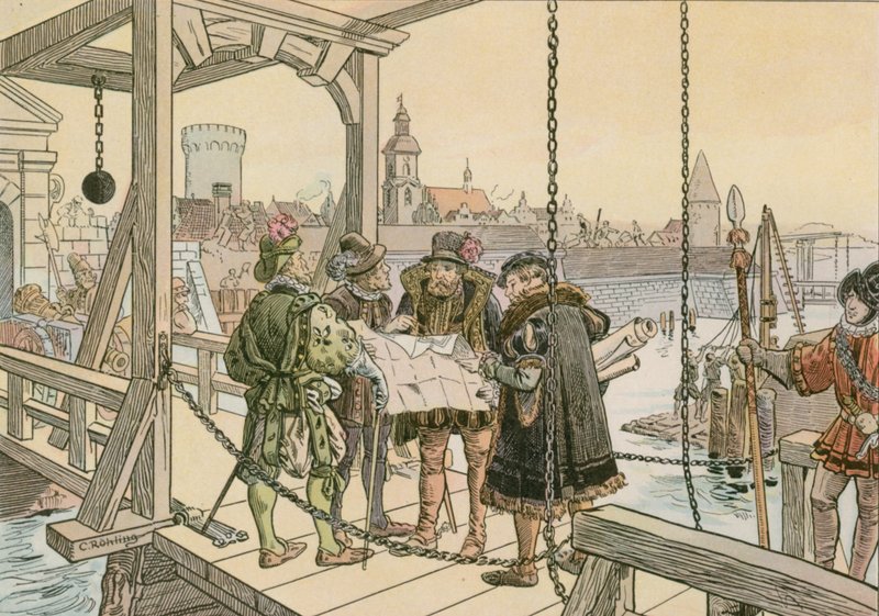 John George a Spandau Citadella terveivel 1580-ban alkotó: Carl Rohling