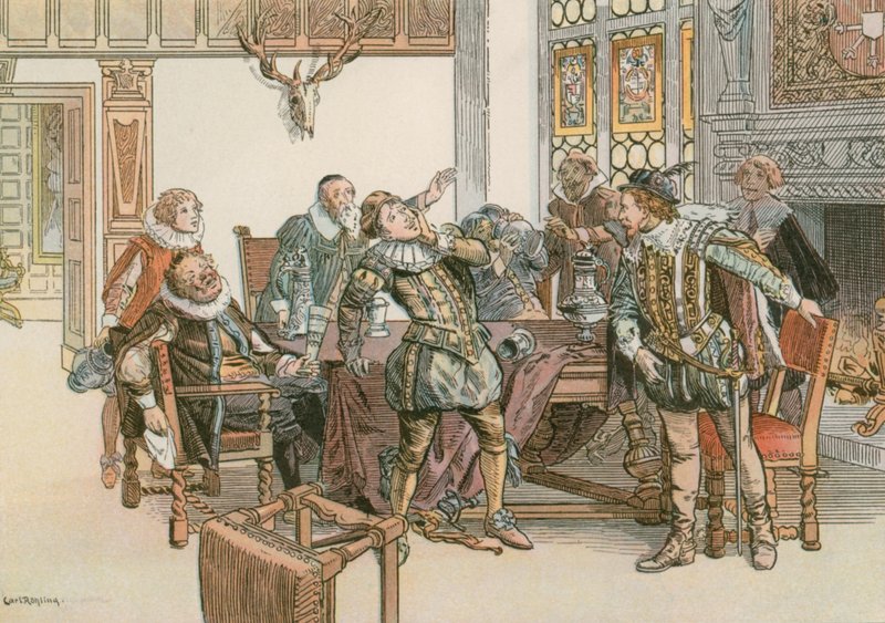 János Zsigmond konfliktusban neuburgi nádor gróffal 1613-ban alkotó: Carl Rohling
