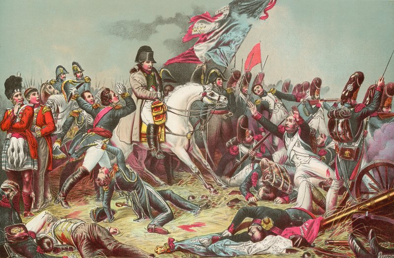 A Waterloo-i csata alkotó: Carl von Steuben