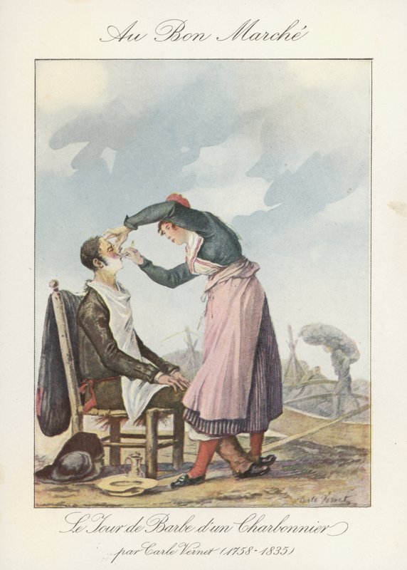 Charbonnier bárd napja (színes litó) alkotó: Carle (after) Vernet