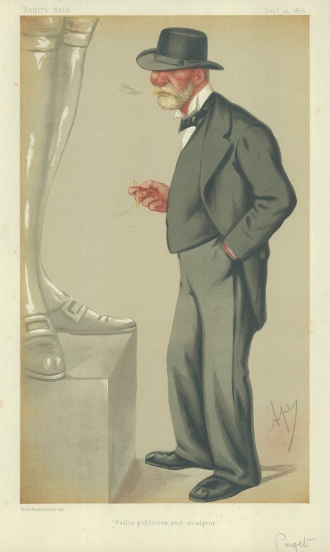 Admirális A jobb úr Clarence Paget alkotó: Carlo Pellegrini