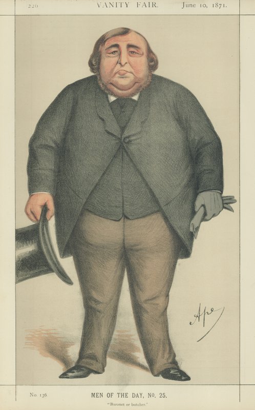 Arthur Orton, aki azt állítja magáról, hogy ő Sir Roger Tichborne alkotó: Carlo Pellegrini