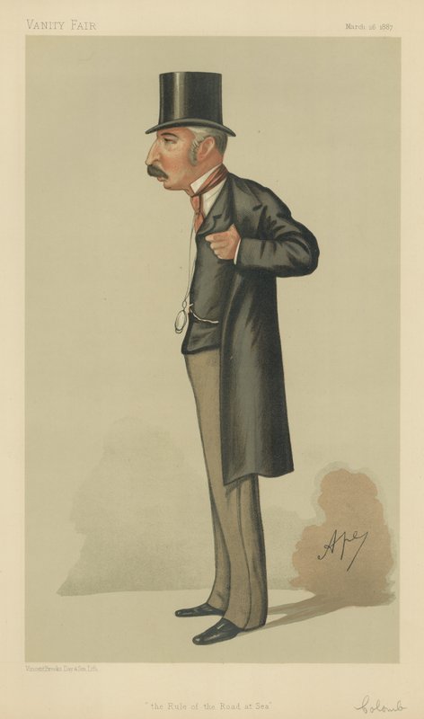 John Colomb kapitány alkotó: Carlo Pellegrini