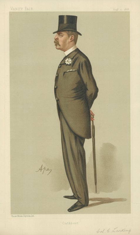 Cuthbert Larking ezredes alkotó: Carlo Pellegrini