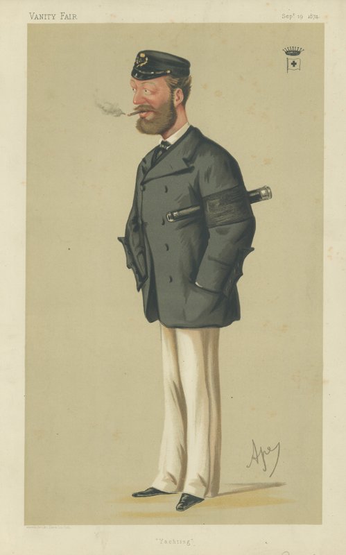 Gróf Edward Batthyány alkotó: Carlo Pellegrini