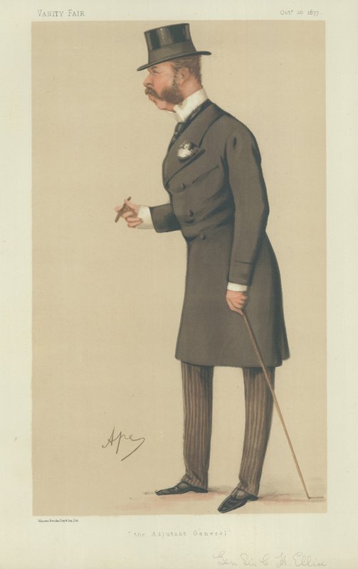 Sir Charles Henry Ellice tábornok alkotó: Carlo Pellegrini
