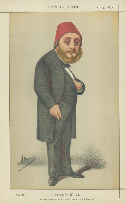 Őexcellenciája Musurus Bey (színes litó) alkotó: Carlo Pellegrini
