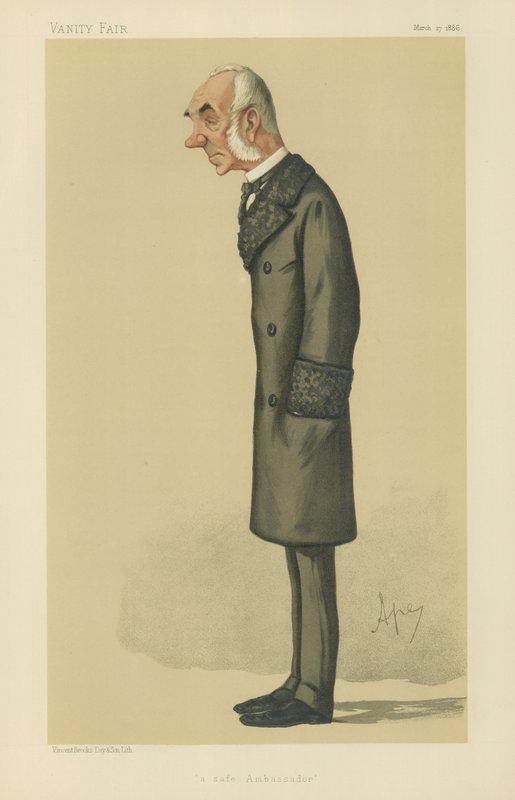 Őexcellenciája, tisztelt Sir Edward Thornton alkotó: Carlo Pellegrini