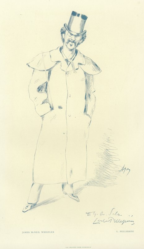 James Abbott McNeill Whistler alkotó: Carlo Pellegrini