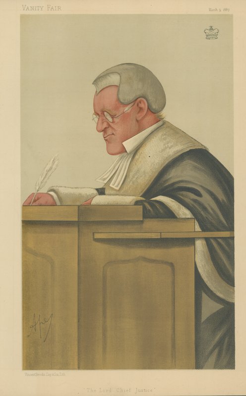 Lord Coleridge alkotó: Carlo Pellegrini