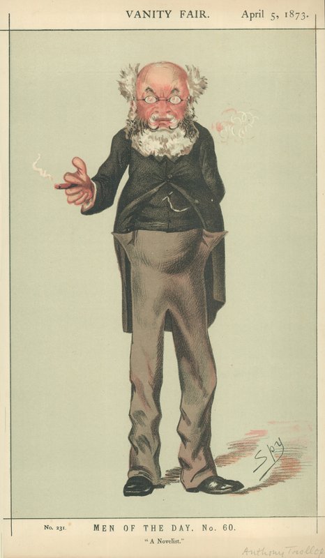 Anthony Trollope úr, egy regényíró, 1873. április 5., Vanity Fair rajzfilm alkotó: Carlo Pellegrini