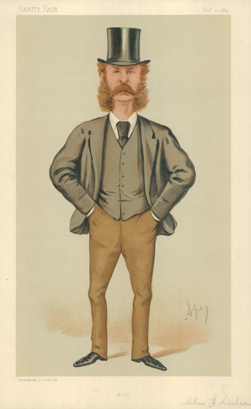 Charles Henry Wilson, Hull, 1885. február 21., Vanity Fair rajzfilm alkotó: Carlo Pellegrini