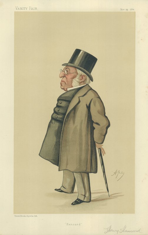 Mr. Henry Hansard alkotó: Carlo Pellegrini
