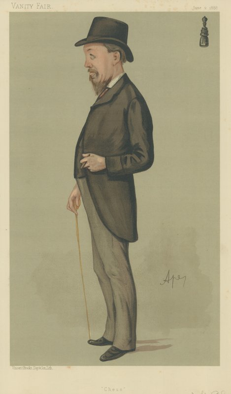 Joseph Henry Blackburne úr alkotó: Carlo Pellegrini