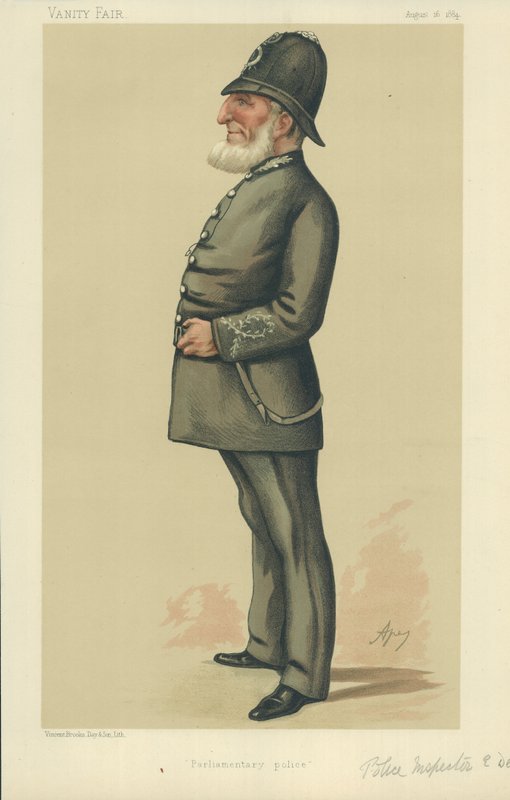 Ebenezer Denning rendőrfelügyelő alkotó: Carlo Pellegrini