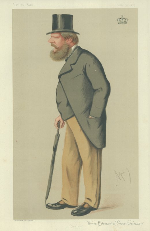 Edward szász-weimari herceg alkotó: Carlo Pellegrini