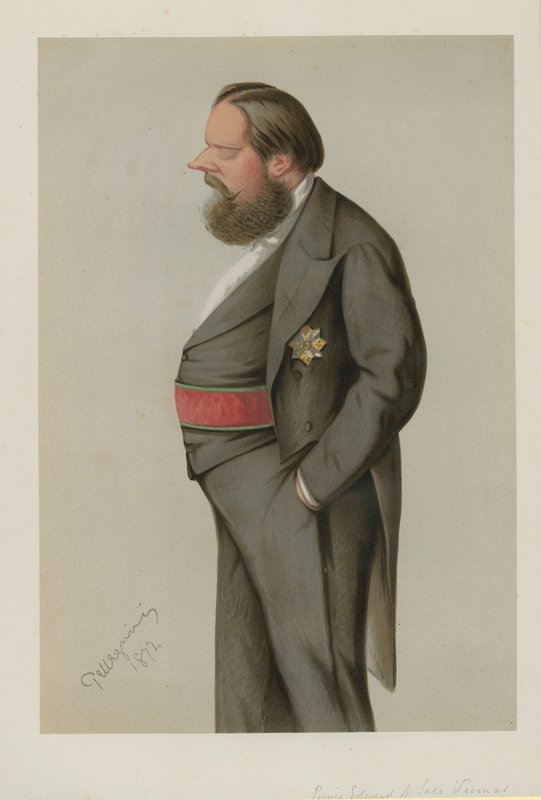 Edward szász-weimari herceg alkotó: Carlo Pellegrini