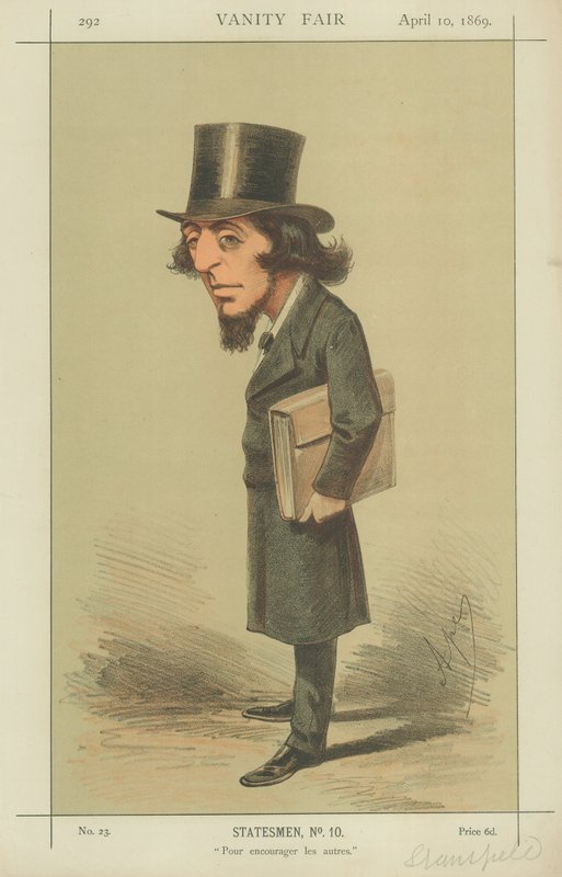 Rt Hon James Stansfeld, Mások bátorítása, 1869. április 10., Vanity Fair rajzfilm alkotó: Carlo Pellegrini