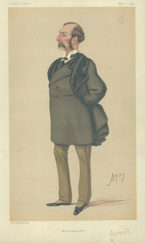 Sir Charles Russell (színes litó) alkotó: Carlo Pellegrini