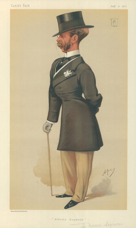 Sir Francis Seymour, Albert Seymour, 1877. augusztus 11., Vanity Fair rajzfilm alkotó: Carlo Pellegrini