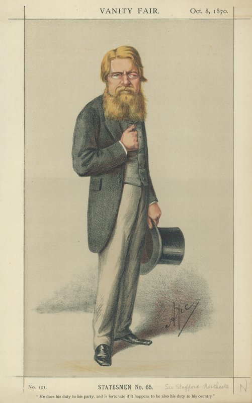 Sir Stafford Northcote alkotó: Carlo Pellegrini