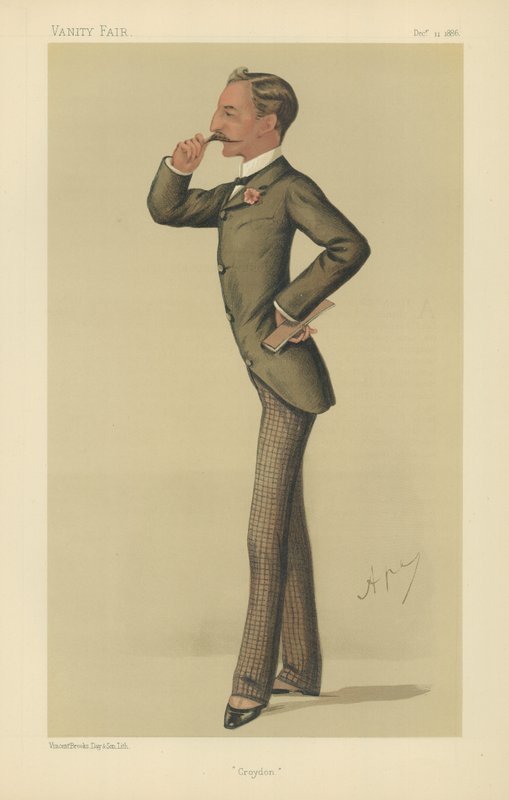 A tisztelt Sidney Herbert (színes litó) alkotó: Carlo Pellegrini