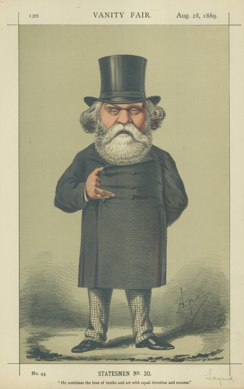 The Right Hon A H Layard alkotó: Carlo Pellegrini