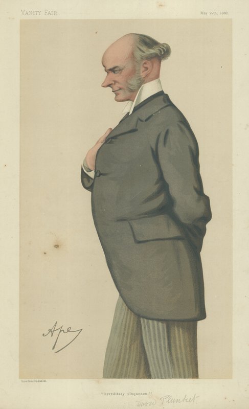 A jobb Hon David Plunket alkotó: Carlo Pellegrini