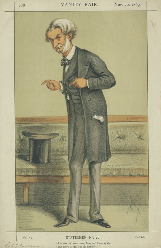 The Right Hon Lord John J R Manners alkotó: Carlo Pellegrini