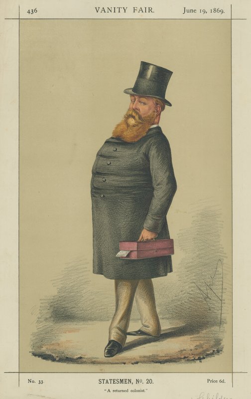 A helyes, tisztelt Hugh Childers alkotó: Carlo Pellegrini