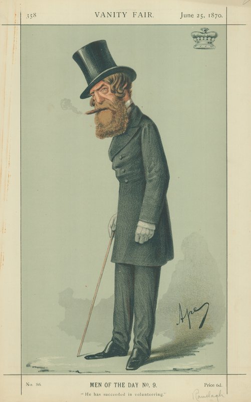 Ranelagh vikomt, Sikerült önkéntes munkát végeznie, 1870. június 25., Vanity Fair rajzfilm alkotó: Carlo Pellegrini