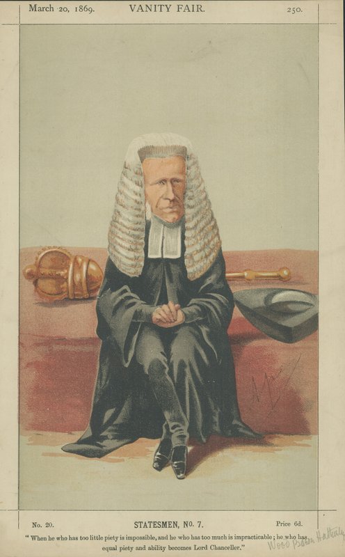 William Page Wood, Hatherley báró alkotó: Carlo Pellegrini