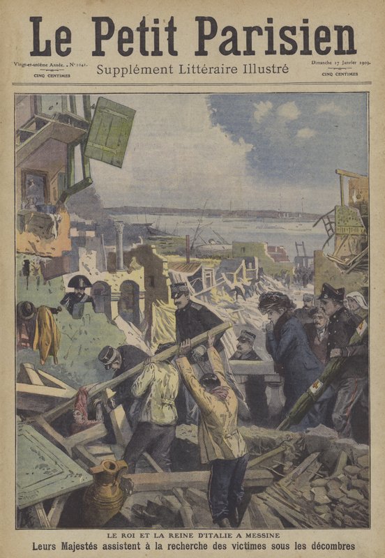 Az 1908-as messinai földrengés, Olaszország alkotó: Carrey