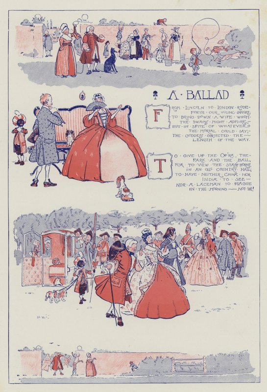 Egy ballada, Shenstone alkotó: Cecil Charles Windsor Aldin