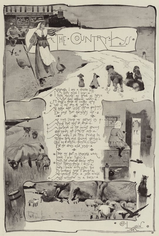 A Vidéki Kislány alkotó: Cecil Charles Windsor Aldin