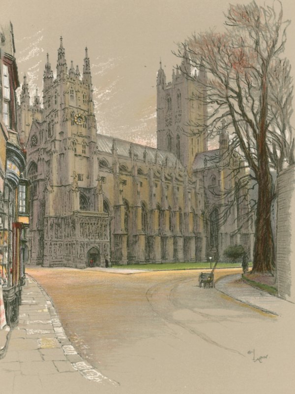 Canterbury katedrális alkotó: Cecil Charles Windsor Aldin