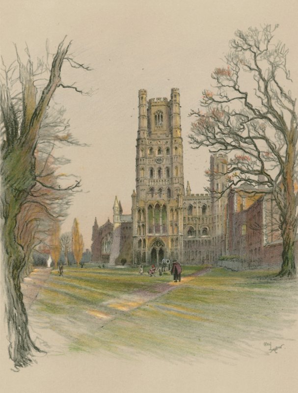 Ely katedrális alkotó: Cecil Charles Windsor Aldin