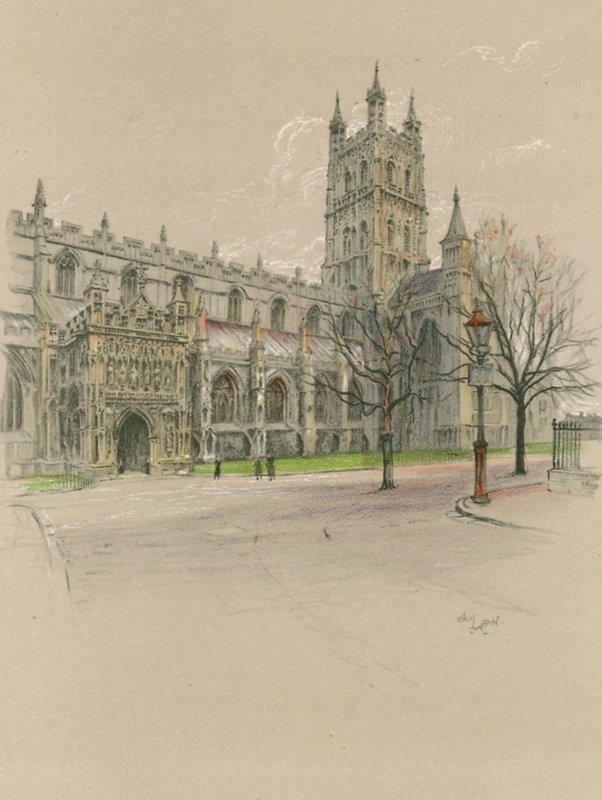 Gloucester katedrális alkotó: Cecil Charles Windsor Aldin