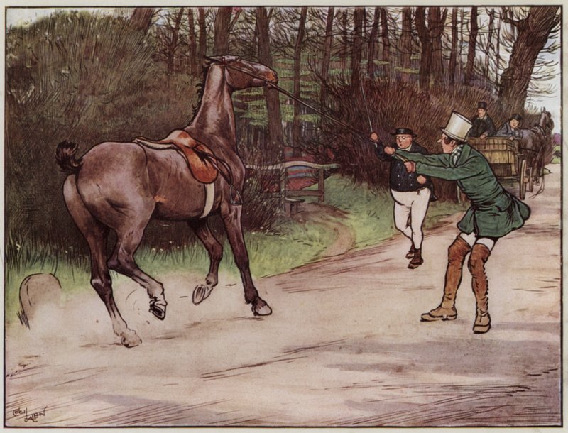 Illusztráció a Pickwick-papírokhoz, Cecil Aldintól alkotó: Cecil Charles Windsor Aldin