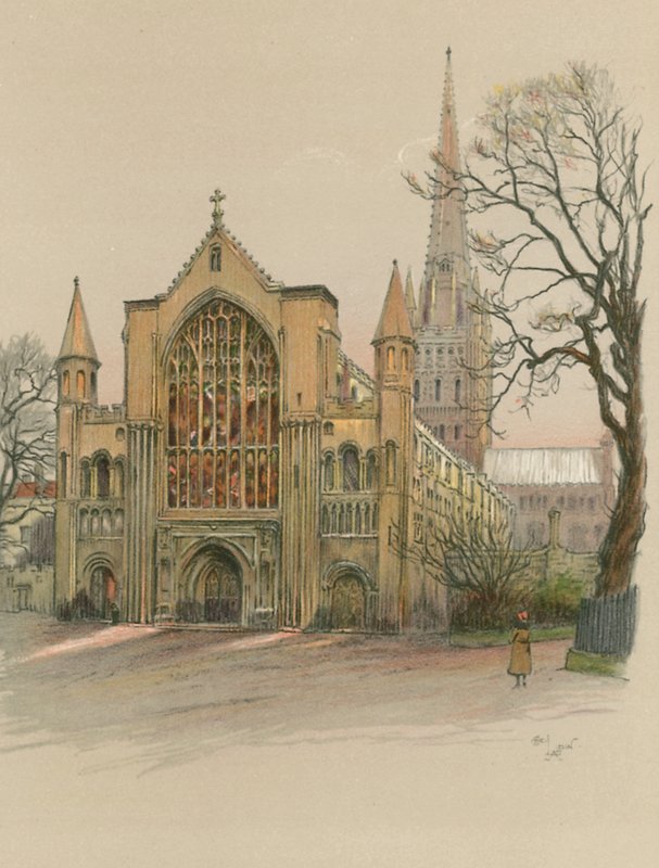 Norwichi katedrális alkotó: Cecil Charles Windsor Aldin