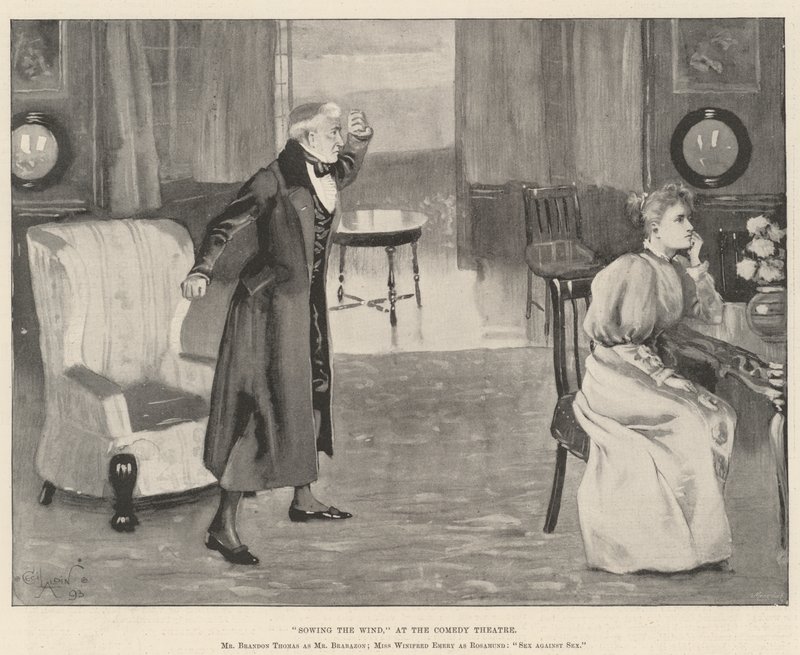 Szélvetés, a Vígszínházban alkotó: Cecil Charles Windsor Aldin