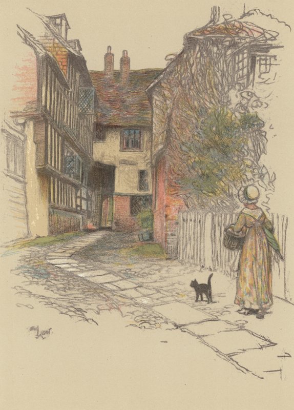 The Mermaid Inn, Rye alkotó: Cecil Charles Windsor Aldin