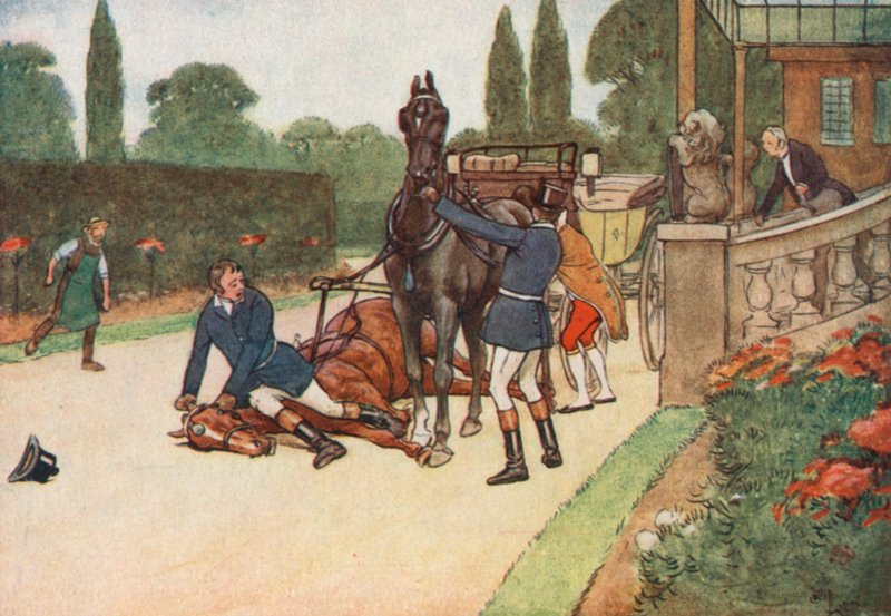 York azonnal letette magát a fejére, hogy megakadályozza a küzdelmeit alkotó: Cecil Charles Windsor Aldin