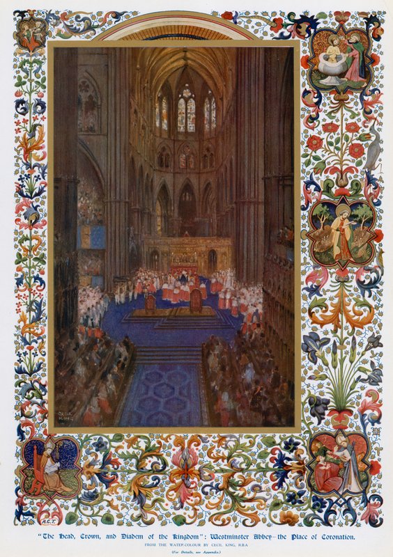 Westminster apátság, a koronázás helye alkotó: Cecil King