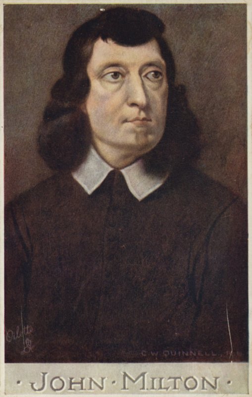 John Milton (1608-1674), angol költő alkotó: Cecil Watson Quinnell
